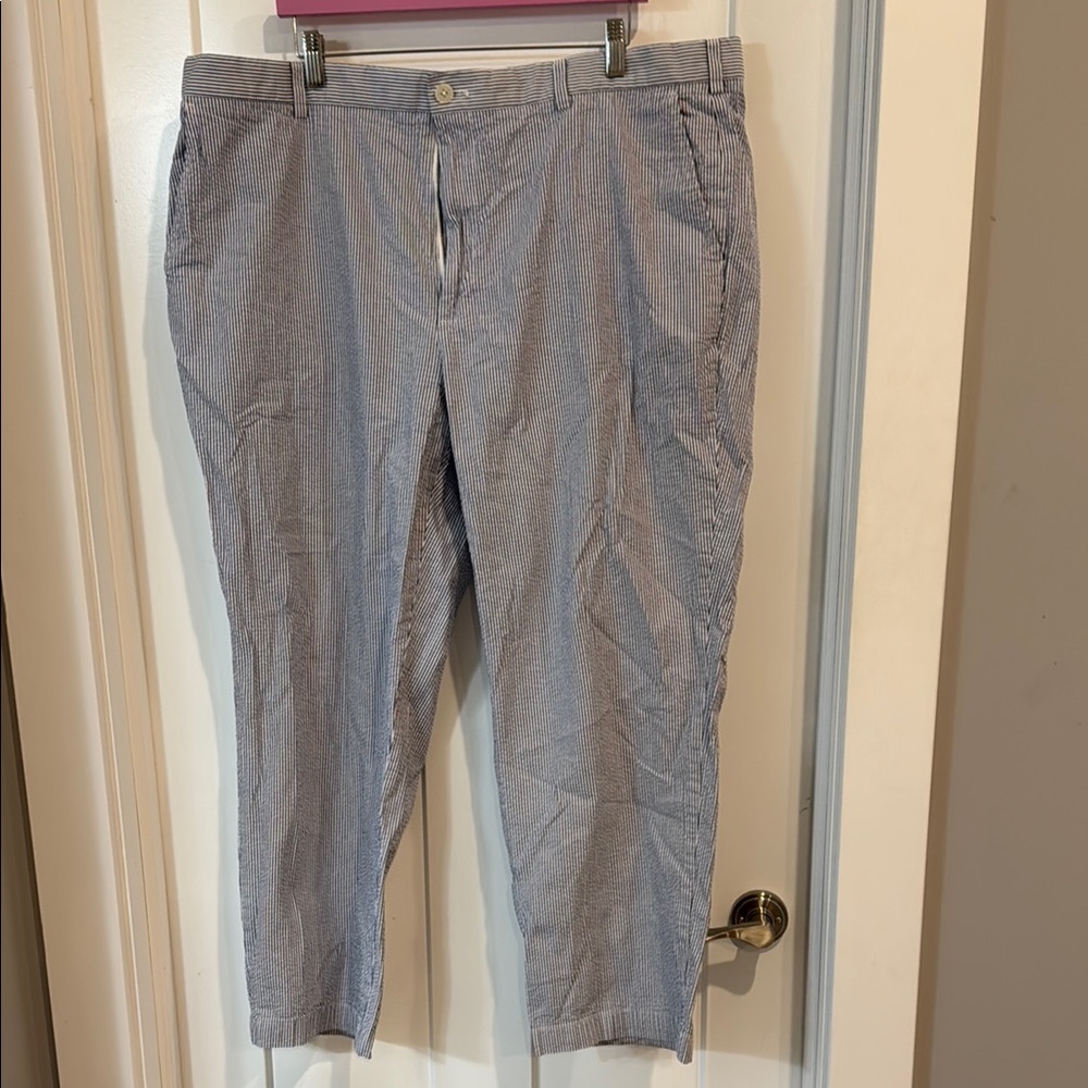 Men's Blue Striped Pants